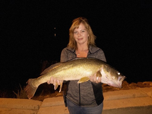 Photo of Walleye Caught by Brittney with Mepps Aglia & Dressed Aglia in 