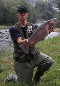 Photo of Trout Caught by Francesco with Mepps Aglia & Dressed Aglia in Italy