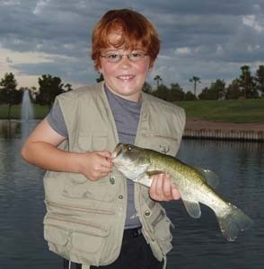 Photo of Bass Caught by Kyle with Mepps Aglia & Dressed Aglia in Arizona