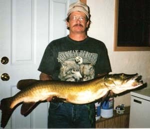 Photo of Musky Caught by Pete with Mepps Black Fury in Michigan