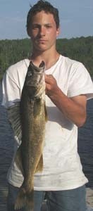 Photo of Walleye Caught by Ian with Mepps Aglia & Dressed Aglia in Wisconsin