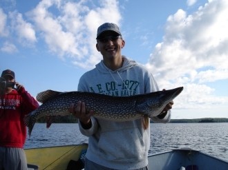 Photo of Pike Caught by Jacob with Mepps Syclops in Iowa