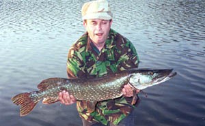 Photo of Pike Caught by CLIVE with Mepps Aglia & Dressed Aglia in United Kingdom