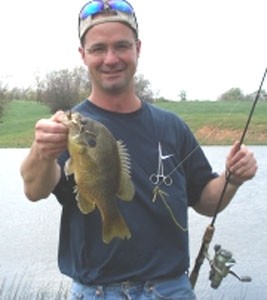 Photo of Bluegill Caught by Brian with Mepps XD in Missouri
