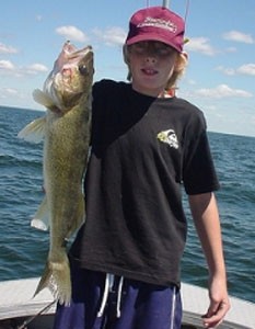 Photo of Walleye Caught by Alex with Mepps Black Fury in Minnesota