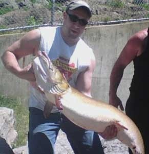 Photo of Musky Caught by Eric  with Mepps Mepps Marabou in Pennsylvania