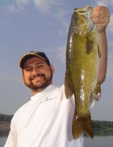Photo of Bass Caught by Mohamad with Mepps Aglia & Dressed Aglia in Michigan