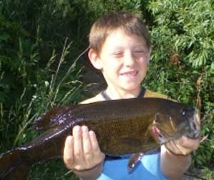 Photo of Bass Caught by David with Mepps Comet Mino in Wisconsin