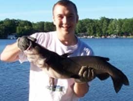 Photo of Catfish Caught by James  with Mepps  in Michigan
