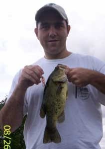 Photo of Bass Caught by Shaun  with Mepps Aglia & Dressed Aglia in Vermont