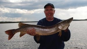 Photo of Pike Caught by Tom  with Mepps Aglia & Dressed Aglia in Ontario