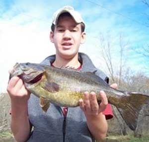 Photo of Bass Caught by Ryan with Mepps Black Fury in Minnesota