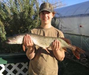 Photo of Pike Caught by Colton with Mepps Syclops in Alberta