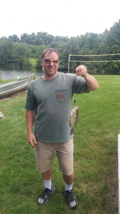 Photo of Crappie Caught by Kevin with Mepps Black Fury in United States
