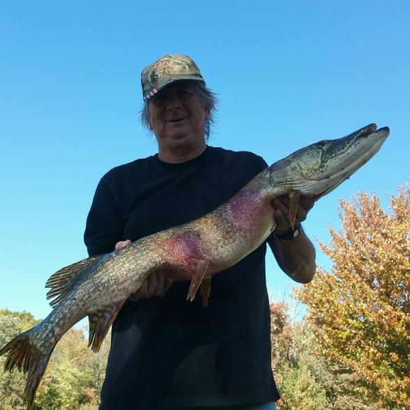 Photo of Pike Caught by Jack with Mepps Aglia & Dressed Aglia in Vermont