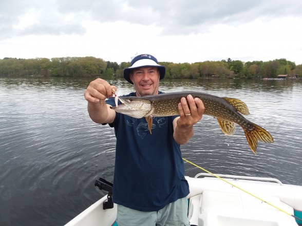 Photo of Pike Caught by Jim with Mepps Aglia & Dressed Aglia in United States