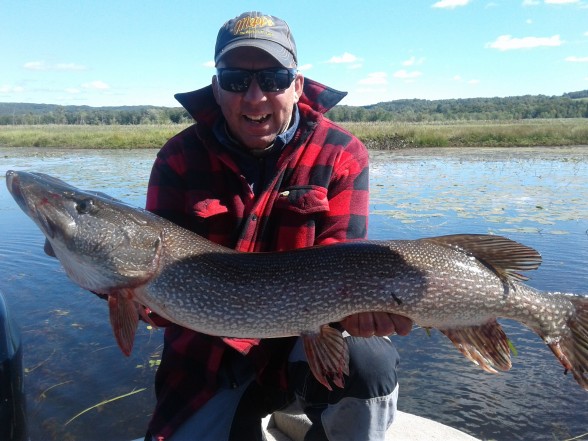 Photo of Pike Caught by Serge with Mepps Giant Killer in Quebec