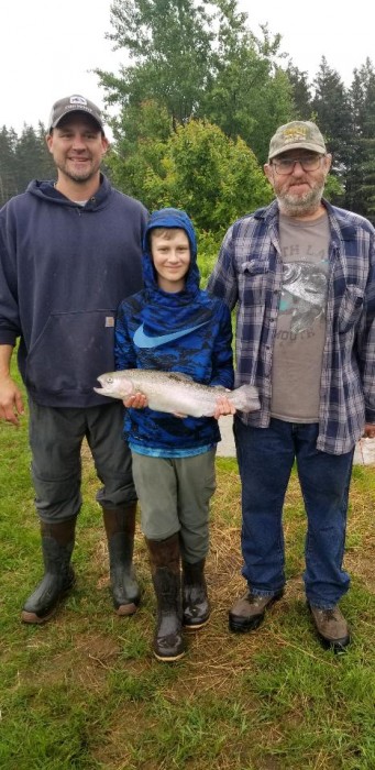 Photo of Trout Caught by Colegan with Mepps Aglia Long Ultra Lites in Pennsylvania