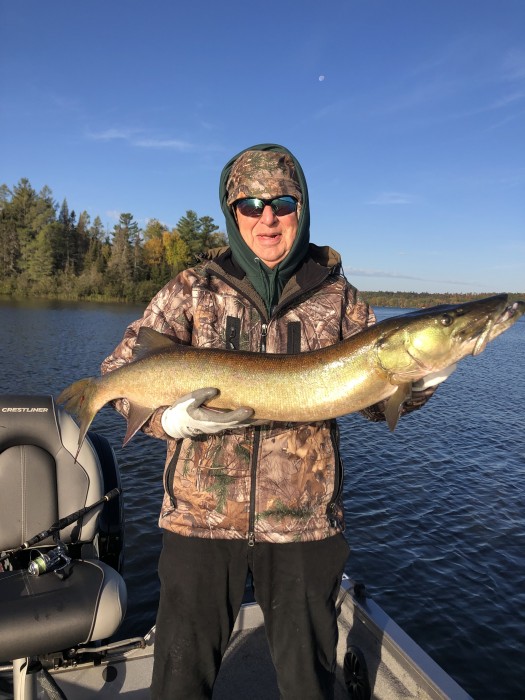 Photo of Musky Caught by Wayne with Mepps Comet Combo in Wisconsin