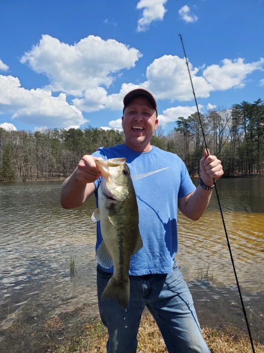Photo of Bass Caught by Kenny with Mepps Aglia & Dressed Aglia in Tennessee