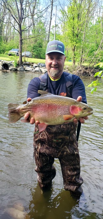 Photo of Trout Caught by Scott with Mepps Aglia & Dressed Aglia in Pennsylvania