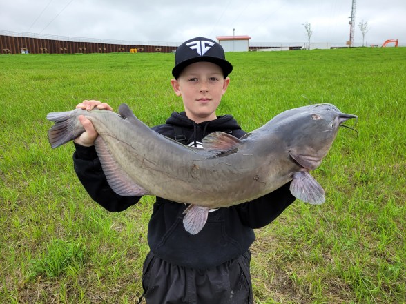Photo of Catfish Caught by JT with Mepps Aglia & Dressed Aglia in Manitoba