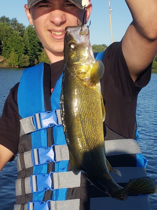 Photo of Pike Caught by Caleb with Mepps Syclops in Ontario