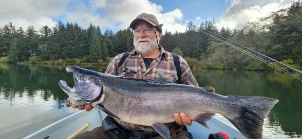 Photo of Salmon Caught by Glenn with Mepps Flying C in Oregon