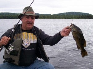Photo of Bass Caught by Ron with Mepps Aglia Long in New York