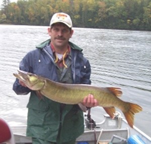 Photo of Musky Caught by Carl with Mepps Magnum Musky Killer in Wisconsin