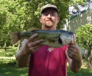 Photo of Bass Caught by Jeff with Mepps Aglia & Dressed Aglia in Indiana
