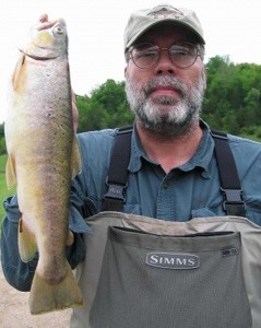 Photo of Trout Caught by Len with Mepps XD in Wisconsin