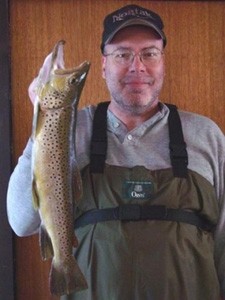 Photo of Trout Caught by Len with Mepps  in Wisconsin