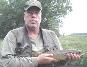 Photo of Trout Caught by Len with Mepps Comet Mino in Wisconsin
