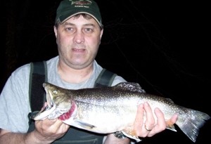 Photo of Trout Caught by Len with Mepps Black Fury in West Virginia