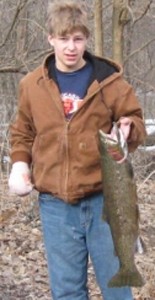 Photo of Steelhead Caught by Brandon with Mepps Black Fury in United States