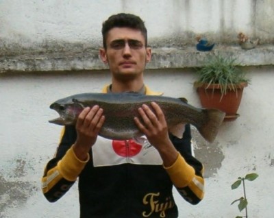 Photo of Trout Caught by Luca with Mepps Black Fury in Italy