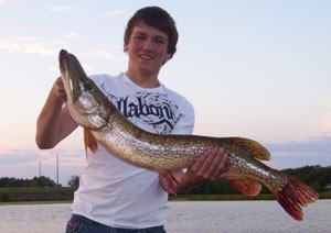 Photo of Pike Caught by Kelly with Mepps Giant Killer in Wisconsin