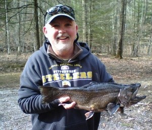 Photo of Trout Caught by Dennie with Mepps Aglia & Dressed Aglia in West Virginia