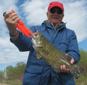Photo of Bass Caught by Mike with Mepps Aglia & Dressed Aglia in Michigan