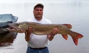 Photo of Musky Caught by Richard  with Mepps Musky Killer in Wisconsin
