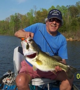 Photo of Bass Caught by RANDY with Mepps Magnum Musky Killer in Virginia
