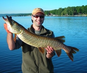 Photo of Musky Caught by Damien with Mepps Syclops in New York