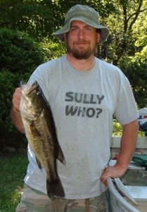 Photo of Bass Caught by Jon with Mepps Black Fury in Maine