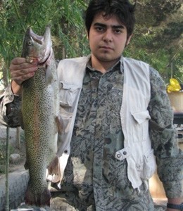 Photo of Trout Caught by Mahyar with Mepps Aglia Streamer in Iran