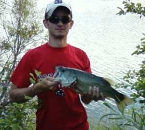 Photo of Bass Caught by Ian with Mepps Aglia Marabou in Illinois