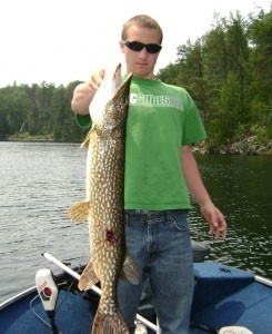 Photo of Pike Caught by Brent  with Mepps Aglia & Dressed Aglia in Wisconsin