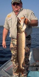 Photo of Pike Caught by Dwane with Mepps Musky Killer in Ontario