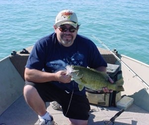 Photo of Bass Caught by Tim with Mepps  in Michigan
