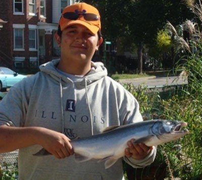 Photo of Salmon Caught by Carlos Alfredo with Mepps  in United States